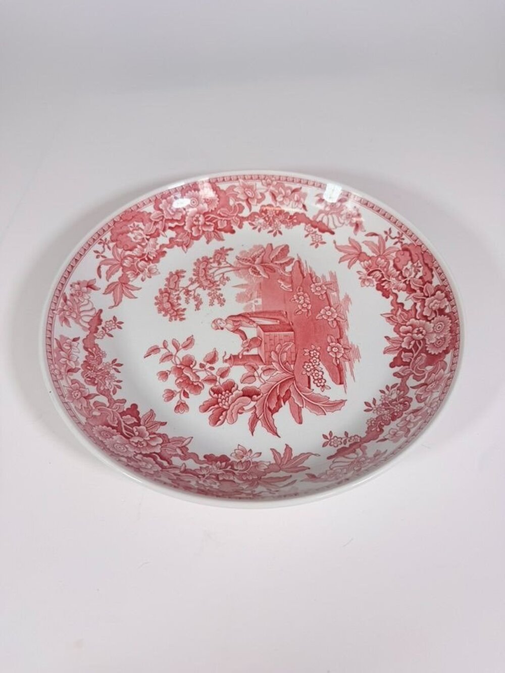 Pasta Serving Bowl Spode Archive Collection Georgian Series England Girl At Well - Picture 13 of 16